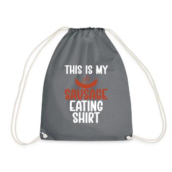 Sausage Lover - Turnbeutel - Grau - Vorne