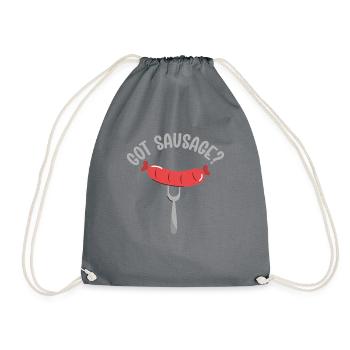 Sausage Lover - Turnbeutel - Grau - Vorne
