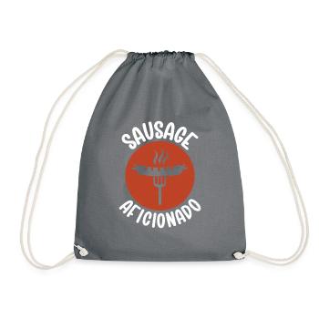 Sausage Lover - Drawstring Bag - grey - Front