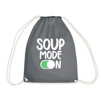 Soup Lovers Gifts - Turnbeutel - Grau - Vorne