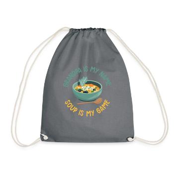 Soup Lovers Gifts - Turnbeutel - Grau - Vorne