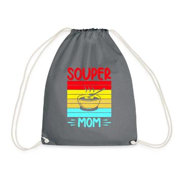 Soup Lovers Gifts - Turnbeutel - Grau - Vorne