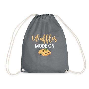 Waffle Lover Gifts - Turnbeutel - Grau - Vorne