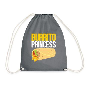 Cadeau Burrito - Sac de sport léger - gris - Devant