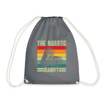 Cadeau Burrito - Sac de sport léger - gris - Devant