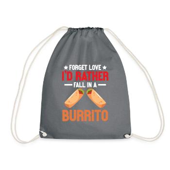 Cadeau Burrito - Sac de sport léger - gris - Devant