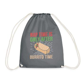 Cadeau Burrito - Sac de sport léger - gris - Devant