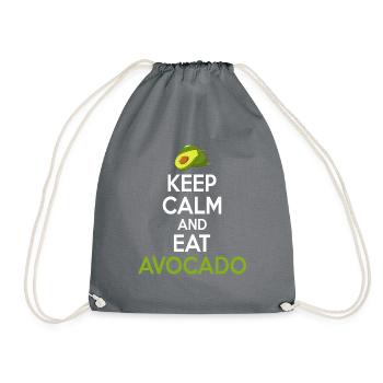 Avocado Gifts - Drawstring Bag - grey - Front