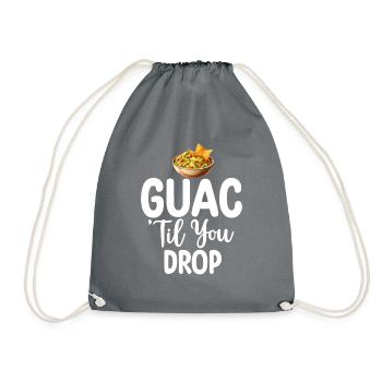 Avocado Gifts - Drawstring Bag - grey - Front