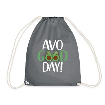 Avocado Gifts - Drawstring Bag - grey - Front