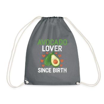 Avocado Gifts - Drawstring Bag - grey - Front