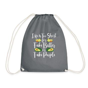 Avocado Gifts - Turnbeutel - Grau - Vorne