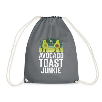 Avocado Gifts - Drawstring Bag - grey - Front