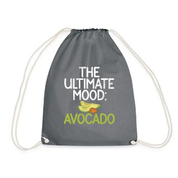 Avocado Gifts - Drawstring Bag - grey - Front