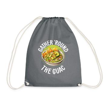 Avocado Gifts - Drawstring Bag - grey - Front