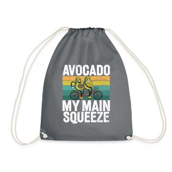 Avocado Gifts - Drawstring Bag - grey - Front