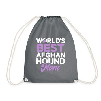 Cadeaux pour les chiens afghans - Sac de sport léger - gris - Devant