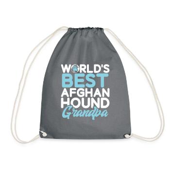 Cadeaux pour les chiens afghans - Sac de sport léger - gris - Devant