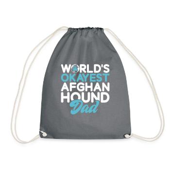 Cadeaux pour les chiens afghans - Sac de sport léger - gris - Devant