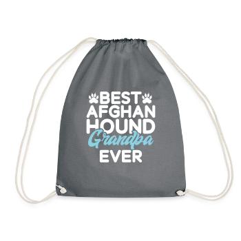Afghan Hound Gifts - Turnbeutel - Grau - Vorne