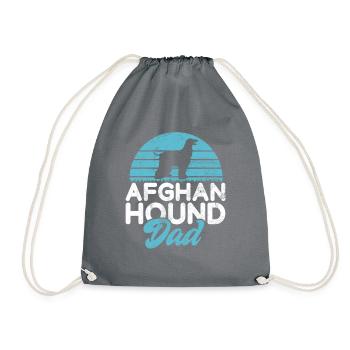 Afghan Hound Gifts - Turnbeutel - Grau - Vorne