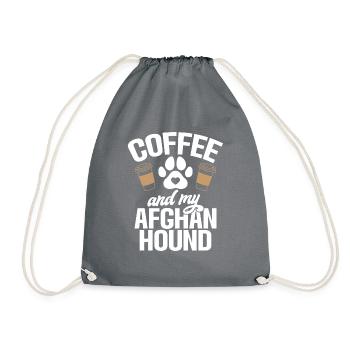 Cadeaux pour les chiens afghans - Sac de sport léger - gris - Devant