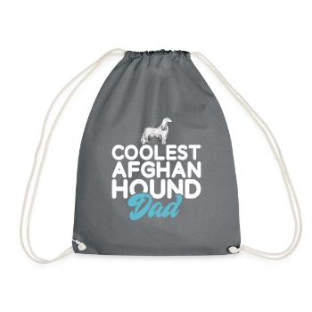 Afghan Hound Gifts - Turnbeutel - Grau - Vorne