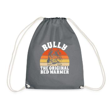 American Bully Gifts - Drawstring Bag - grey - Front