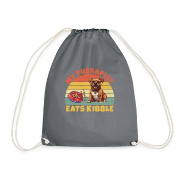 American Bully Gifts - Drawstring Bag - grey - Front