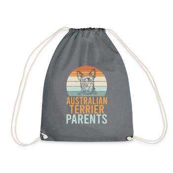 Cadeaux pour terrier australien - Sac de sport léger - gris - Devant