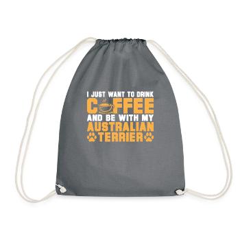 Cadeaux pour terrier australien - Sac de sport léger - gris - Devant