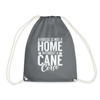 Cane Corso Gifts - Drawstring Bag - grey - Front