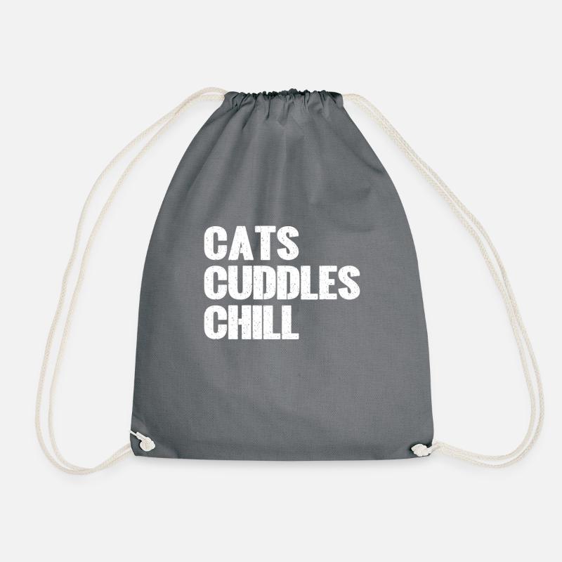 Cat Dad Gifts - Turnbeutel - Grau