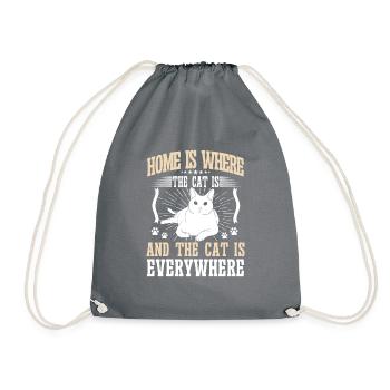 Cat Dad Gifts - Turnbeutel - Grau - Vorne