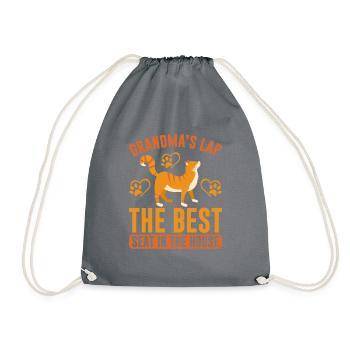 Cat Grandma Gifts - Turnbeutel - Grau - Vorne