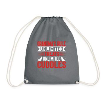 Cat Grandma Gifts - Turnbeutel - Grau - Vorne
