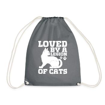 Cat Grandma Gifts - Turnbeutel - Grau - Vorne
