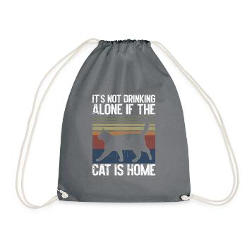 Cat Mom Gifts - Turnbeutel - Grau - Vorne