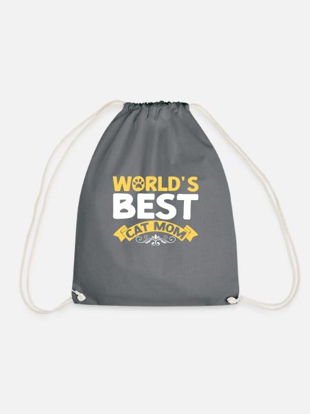 Cat Mom Gifts - Turnbeutel - Grau