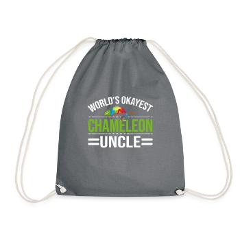 Cadeaux Caméléon - Sac de sport léger - gris - Devant