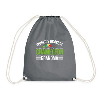 Cadeaux Caméléon - Sac de sport léger - gris - Devant