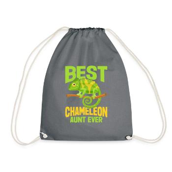 Chameleon Gifts - Turnbeutel - Grau - Vorne