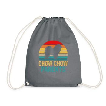 Chow Chow Gifts - Turnbeutel - Grau - Vorne