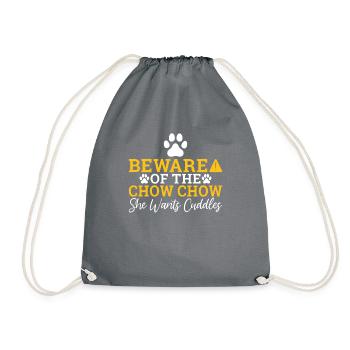 Chow Chow Gifts - Turnbeutel - Grau - Vorne