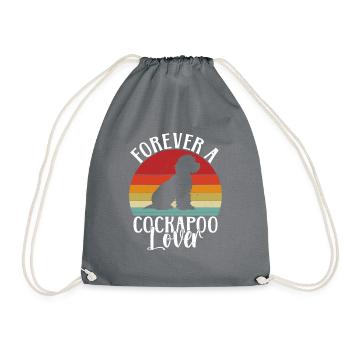 Cockapoo Gifts - Turnbeutel - Grau - Vorne