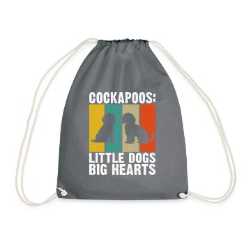 Cockapoo Gifts - Turnbeutel - Grau - Vorne