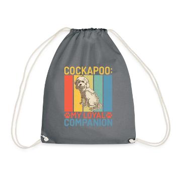 Cadeaux Cockapoo - Sac de sport léger - gris - Devant