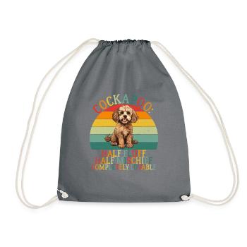 Cadeaux Cockapoo - Sac de sport léger - gris - Devant