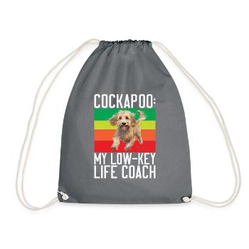 Cockapoo Gifts - Turnbeutel - Grau - Vorne