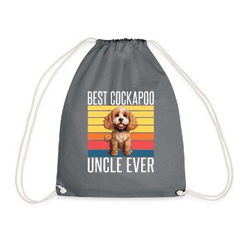 Cockapoo Gifts - Turnbeutel - Grau - Vorne